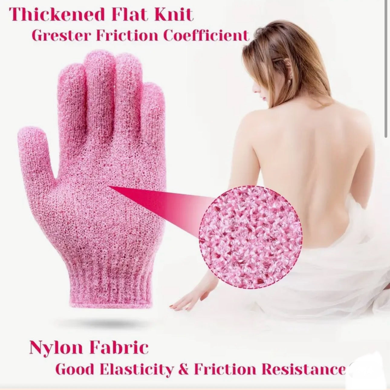 Exfoliating Bath Gloves – Smooth, Soft & Glowing Skin