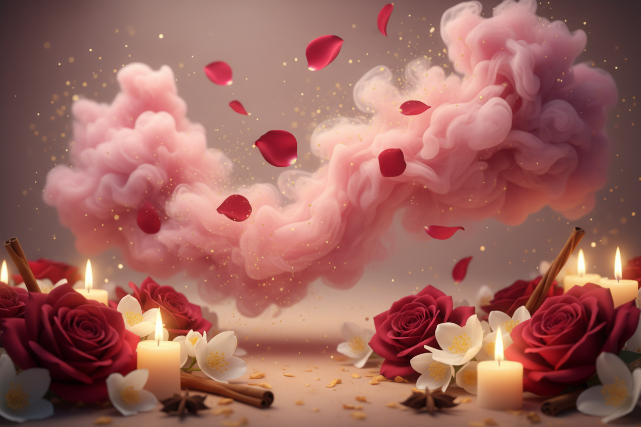 Love Spell Scented Candle | Hand-Poured Luxury Soy Candle | Romantic Home Fragrance