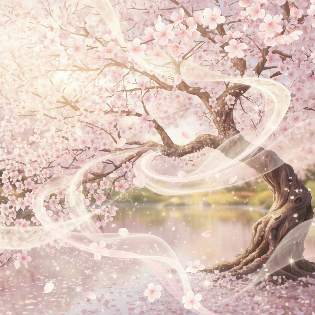 Japanese Cherry Blossom Candle