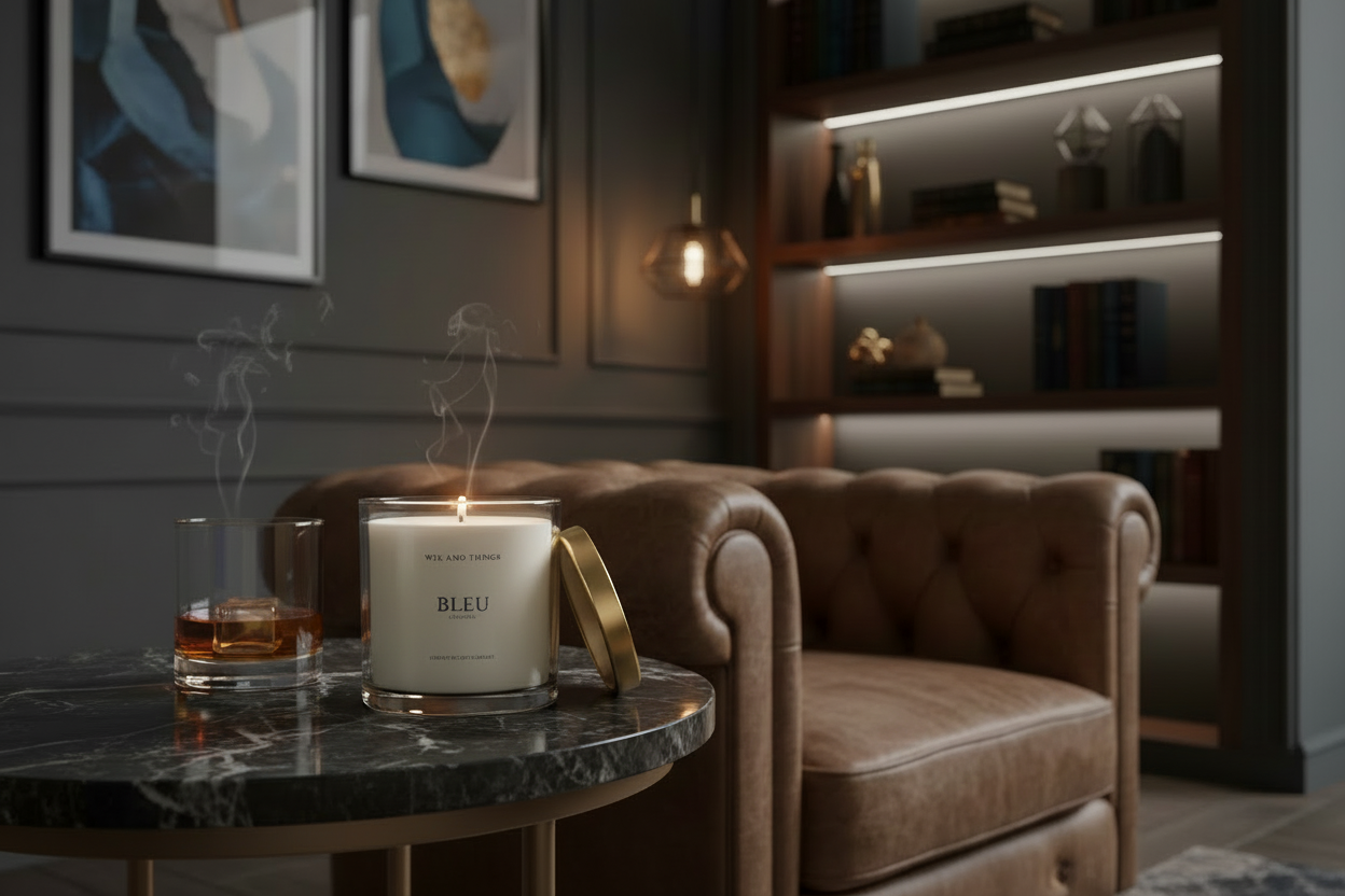 Bleu Candle (Bleu de Chanel Fragrance Type)
