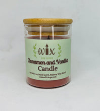 Load image into Gallery viewer, Cinnamon and Vanilla Candle