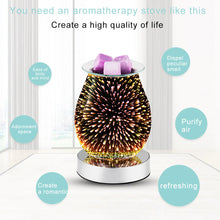 Load image into Gallery viewer, 3D FIRE WORKS WAX MELT WARMER