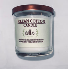 Load image into Gallery viewer, Clean Cotton candle