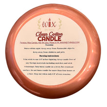 Load image into Gallery viewer, Clean Cotton candle
