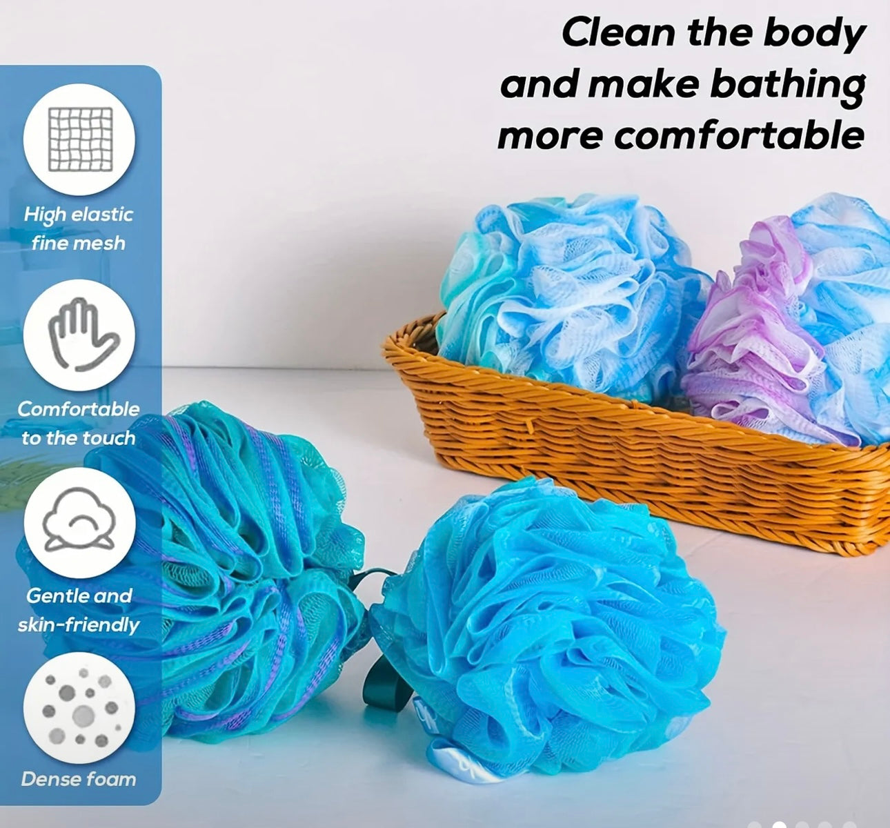 Natural Loofah – Gentle Exfoliating Bath Sponge